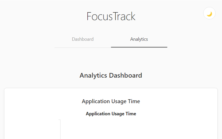FocusTrack Dashboard
